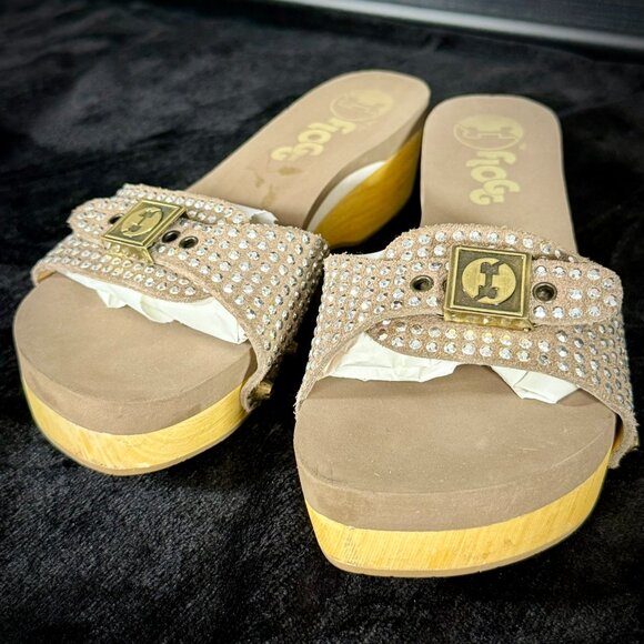 Flogg Molly Rhinestone Clog Slide-On Sandal - Picture 1 of 10